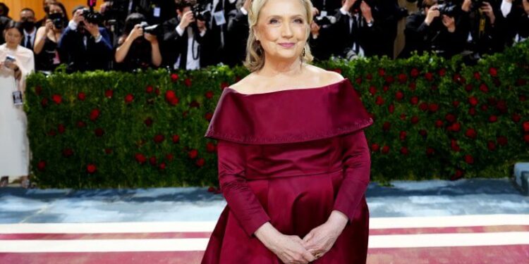 Hillary Clinton met gala 2022