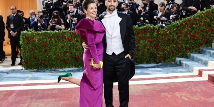 Vanessa Nadal and Lin-Manuel Miranda AT MET GALA