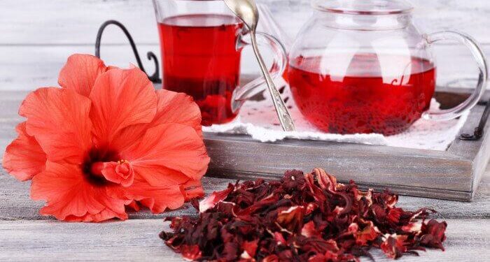 dry hibiscus flowers tea