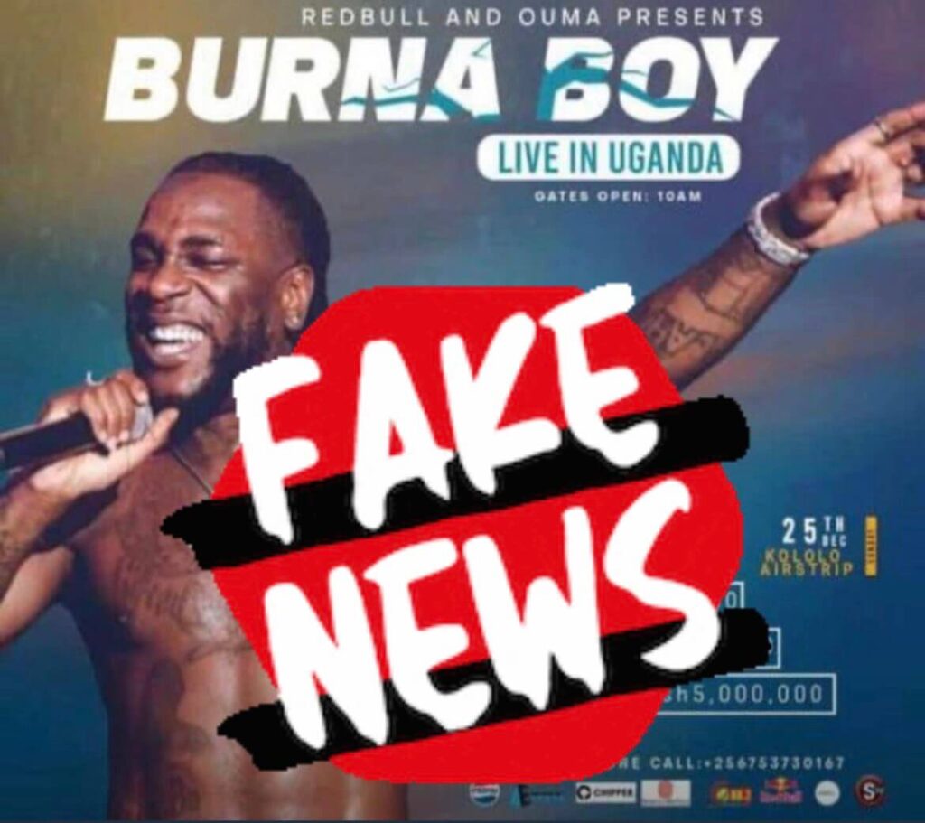 Burna Boy Live in Uganda on 25th December (1)