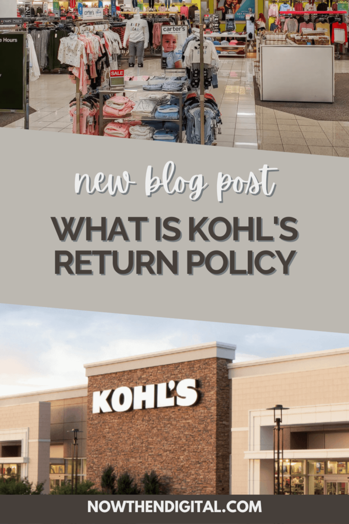 kohls return policy 2021