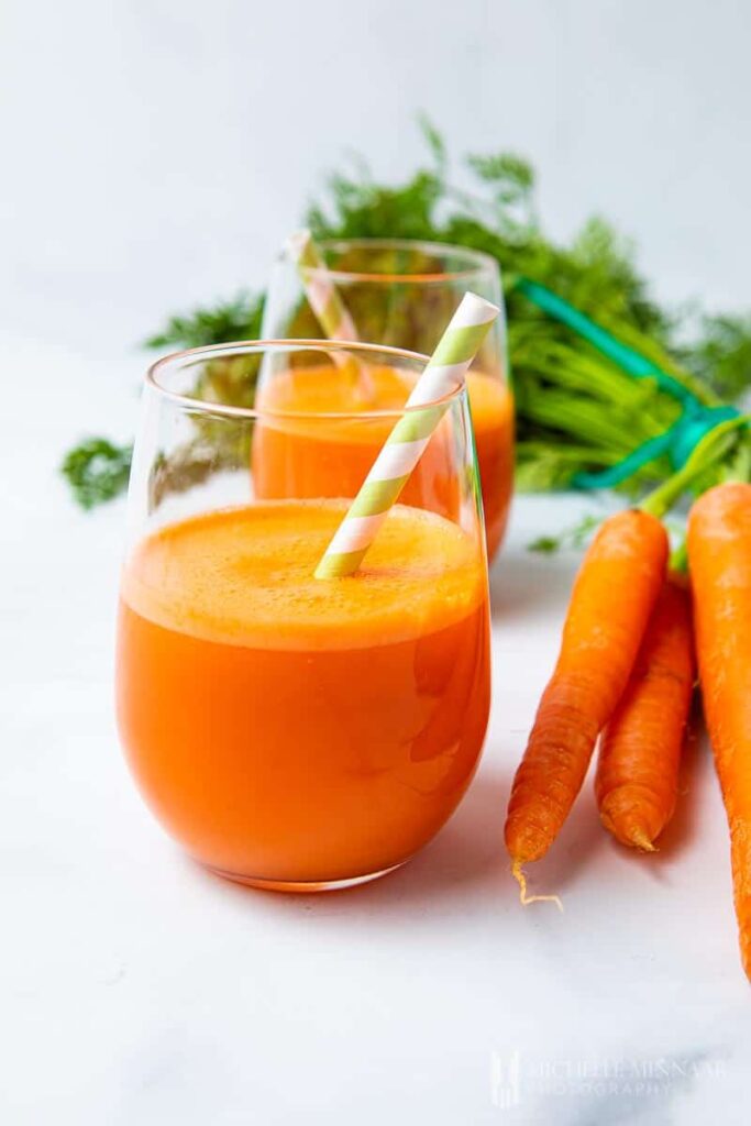 Carrot juice to lose weight fast