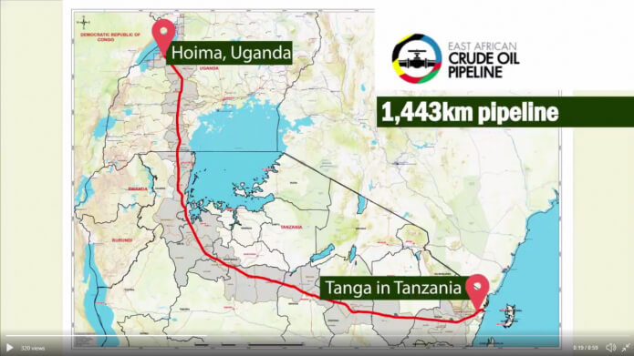 uganda oil pipeline project tanzania