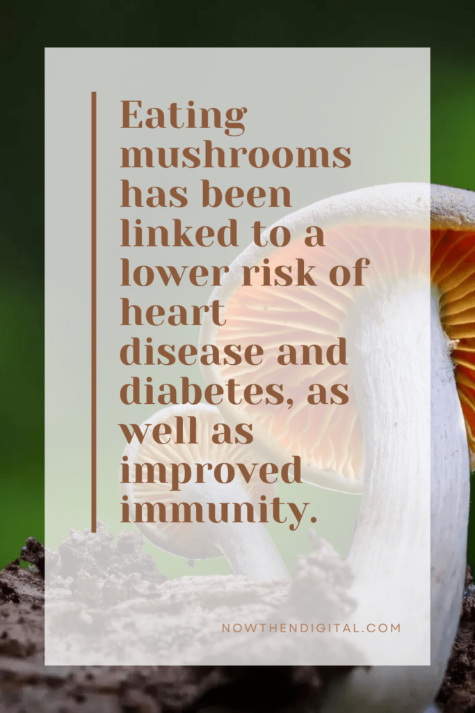 mushrooms healthier than vegetables