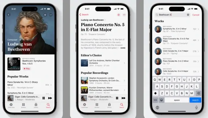 apple classical music app release date
