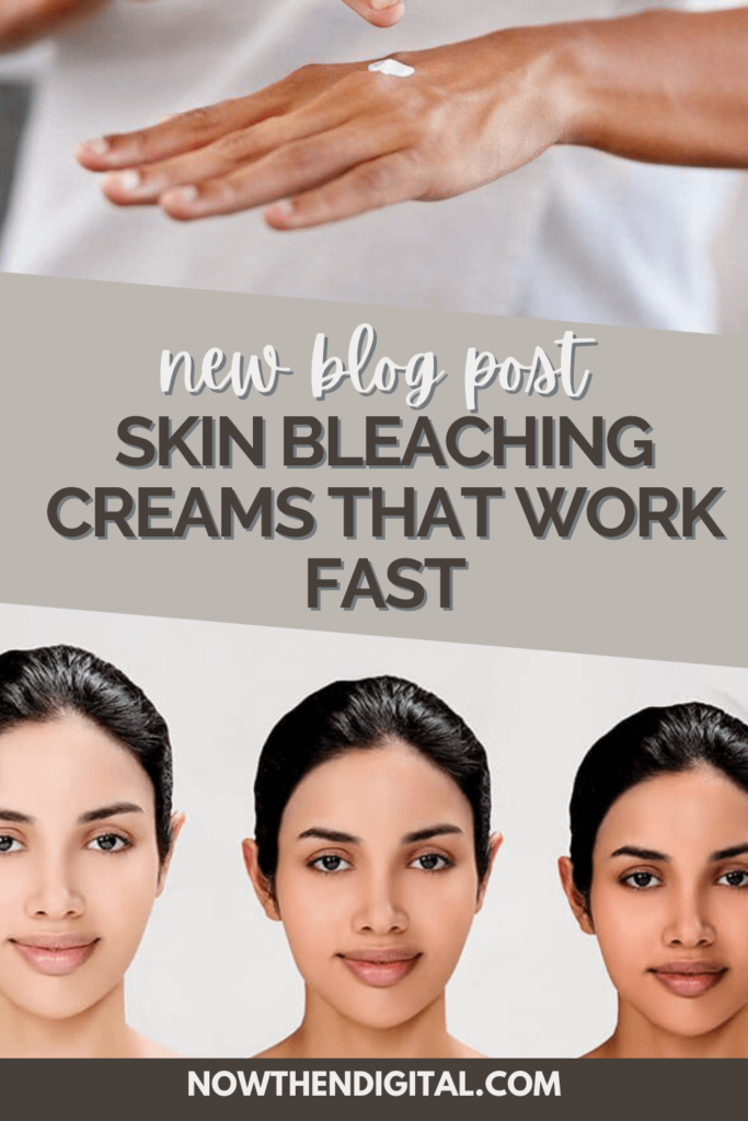 bleaching creams that work
