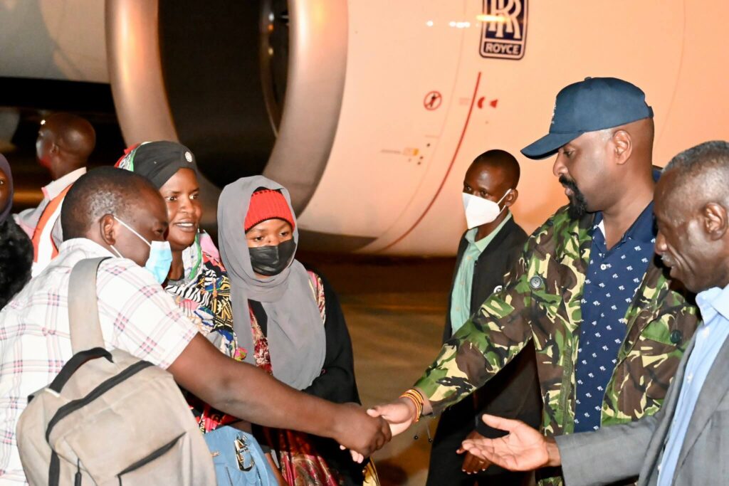 ugandans safely return sudan