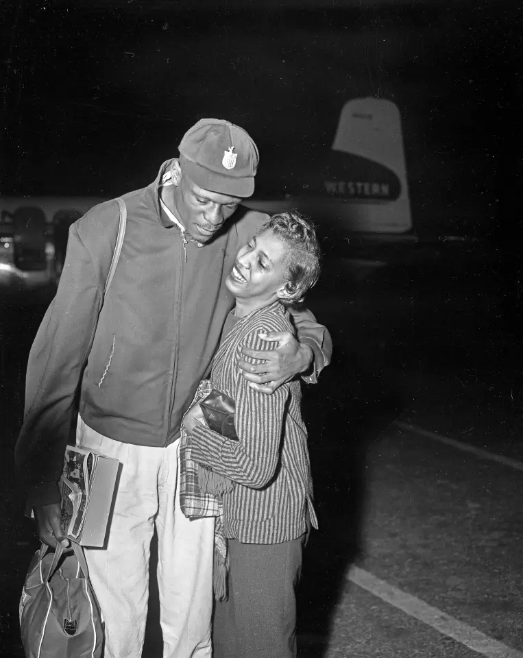 bill russell with rose swisher