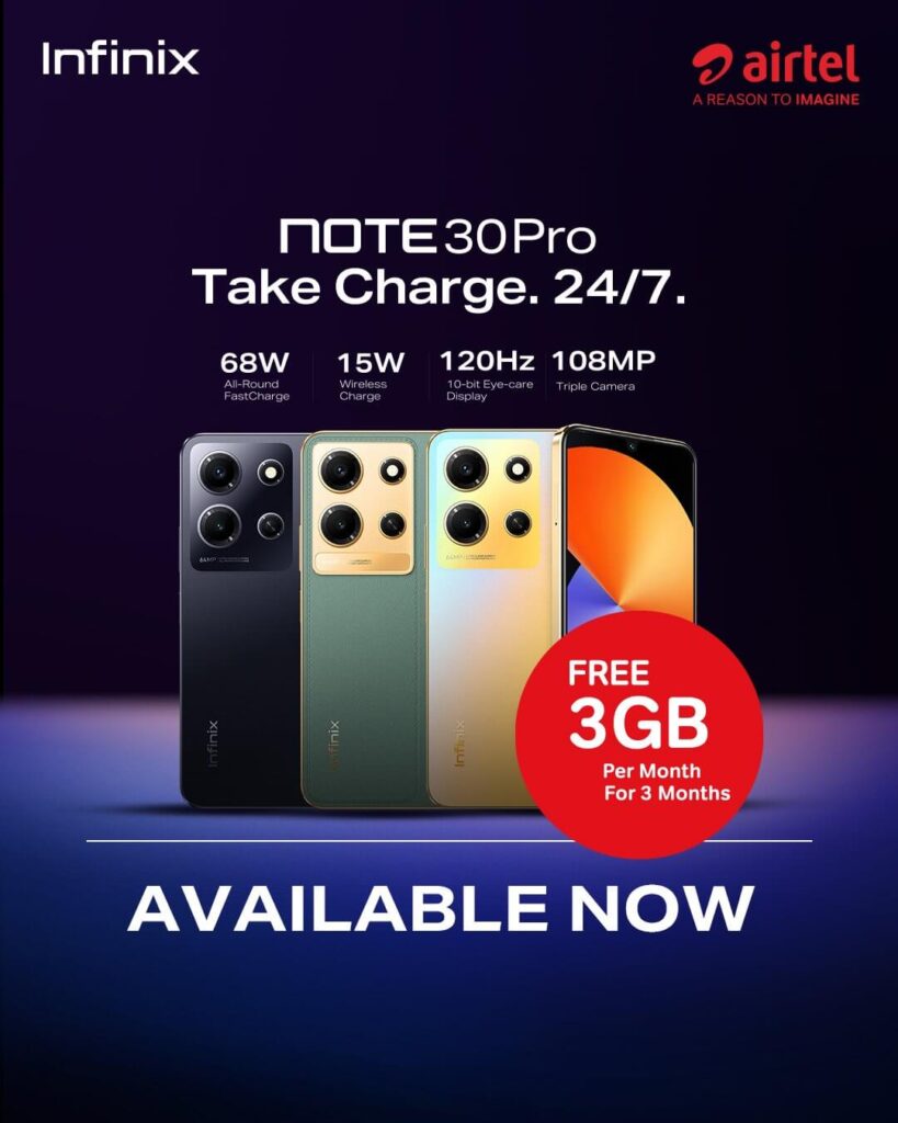 Infinix NOTE30 series is now available in uganda