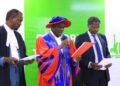 Prof. Yunus Mgaya being Sworn in 4th Chancellor of KIU