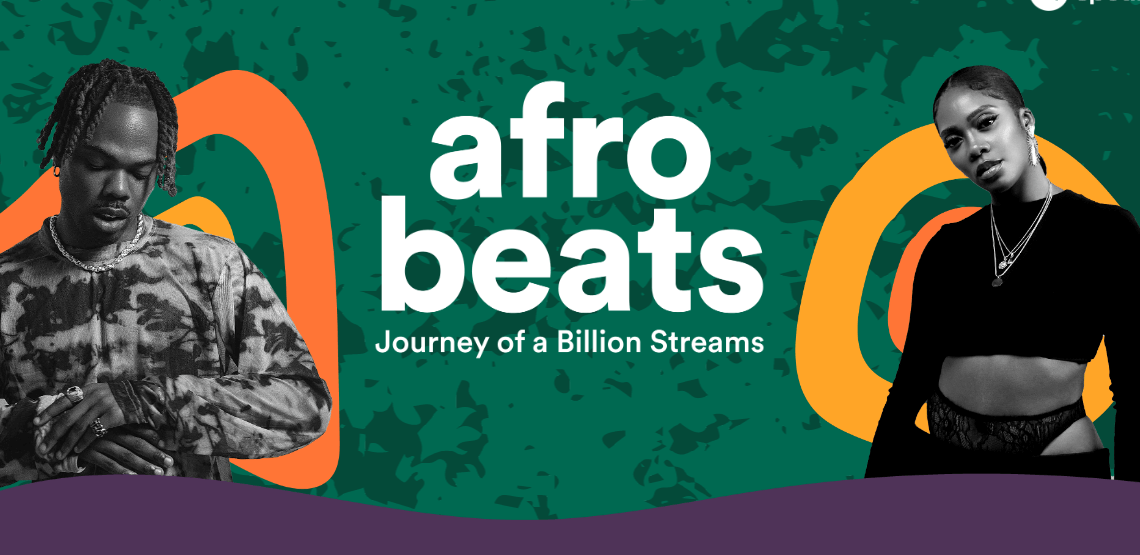 Spotify Website for Afrobeats Music In Africa