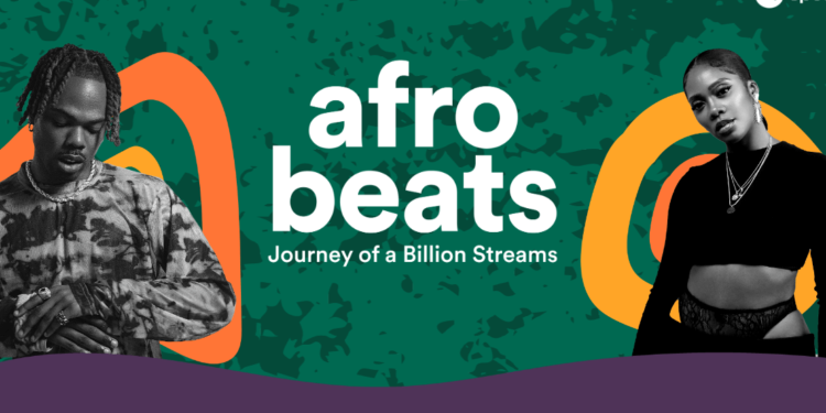Spotify Website for Afrobeats Music In Africa