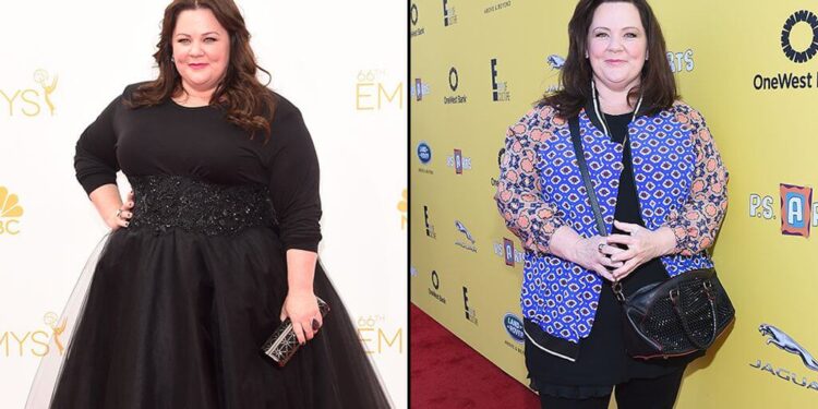how much weight has melissa mccarthy lost