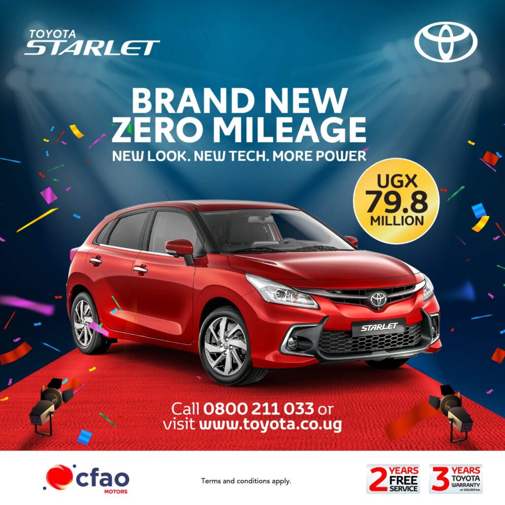 toyota starlet 2023 price in uganda