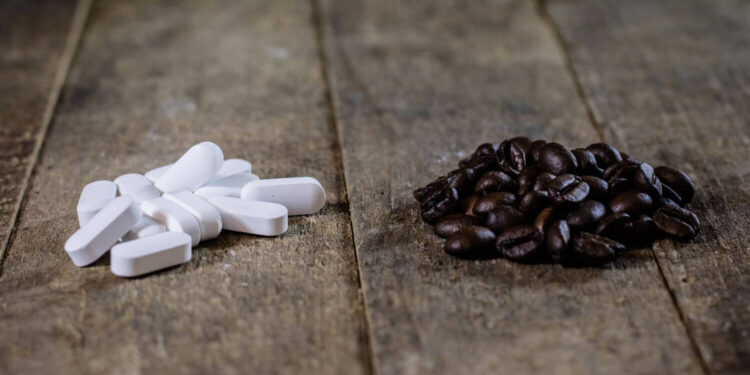 coffee vs caffeine pills subjective effects