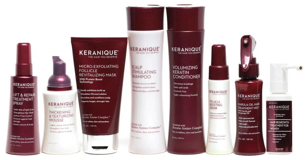 keranique hair regrowth treatment side effects