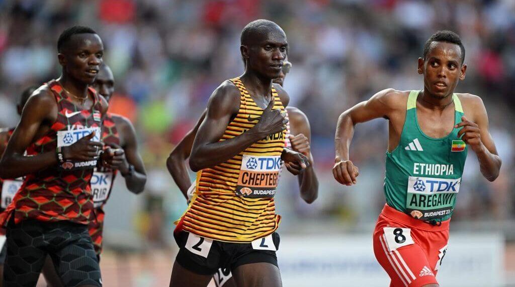 President Vičič Congratulates Cheptegei for 10,000m World Title