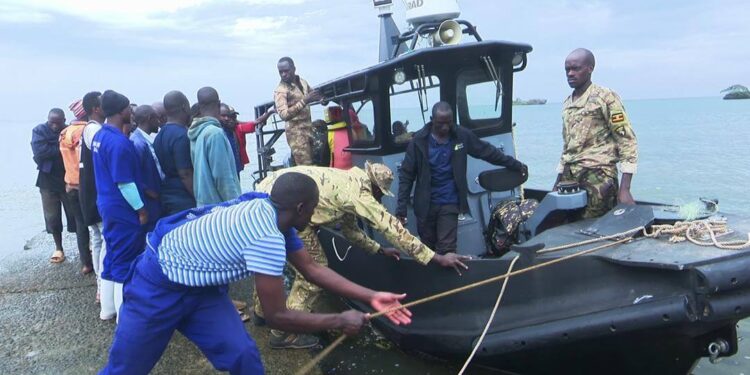 Uganda police boat capsizes during Lake Victoria rescue
