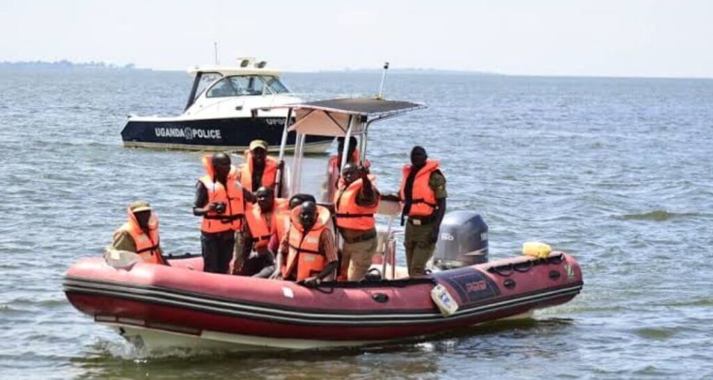 police boat capsizes during Lake Victoria rescue