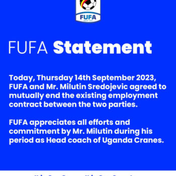 Uganda Cranes Coach Milutin Micho Sredojevic Sacked