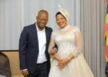 Anita Among gives birth