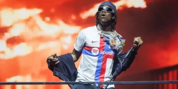 Rema at Trace Awards