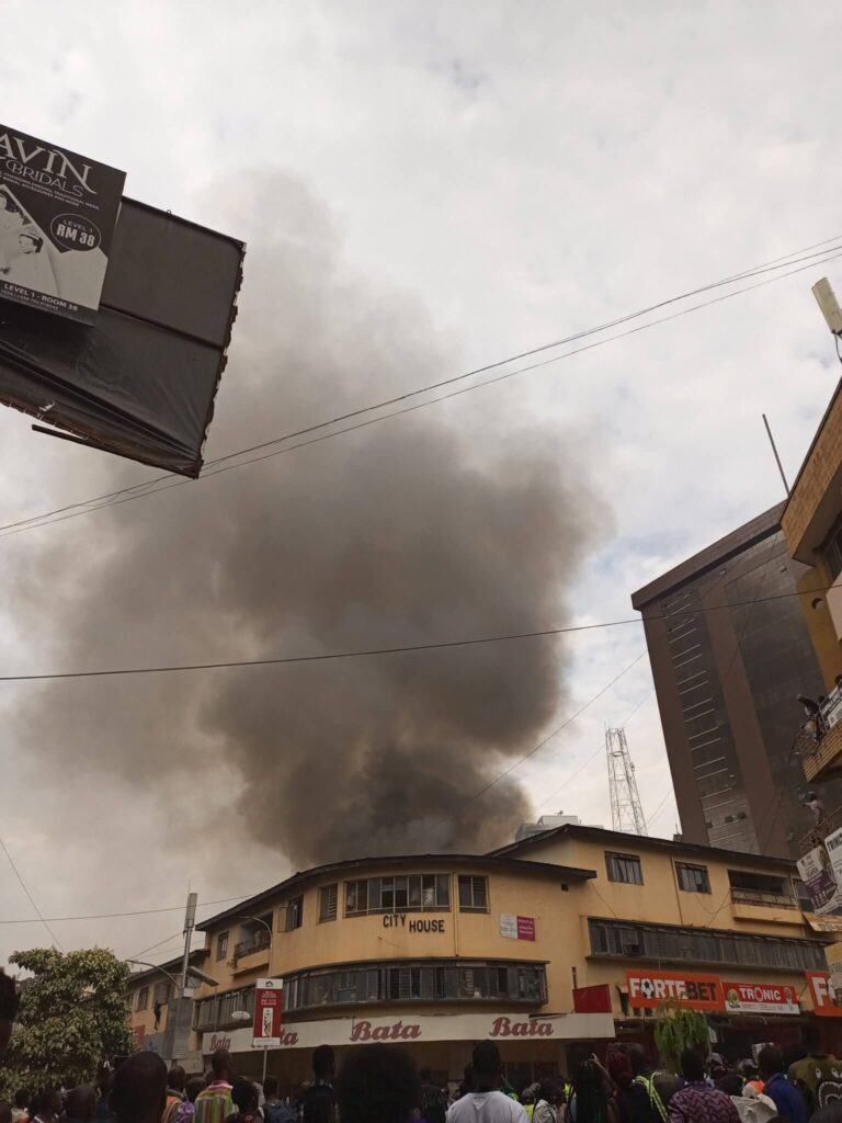 Kampala on fire