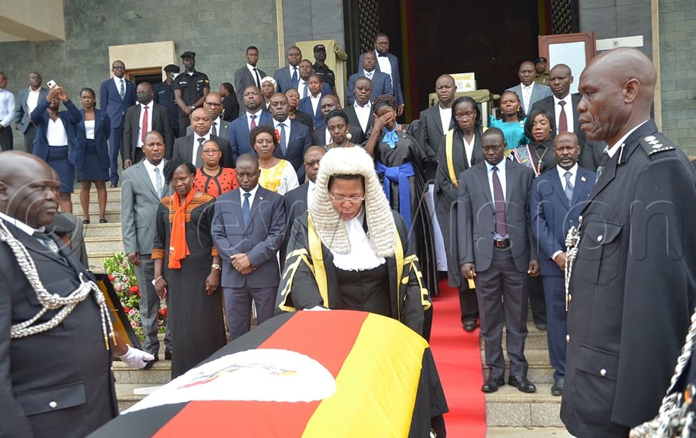 Cecilia Ogwal body arrives at parliament