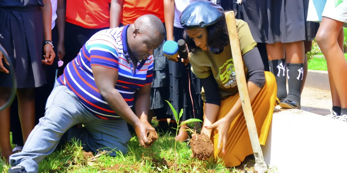 judith planting trees