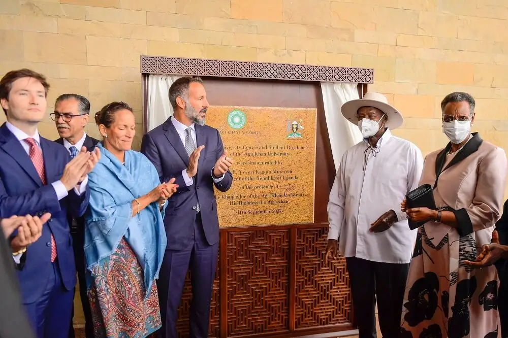 Museveni awards Aga Khan Uganda’s highest civilian honour.